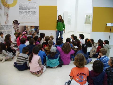 Visita a museo con niños